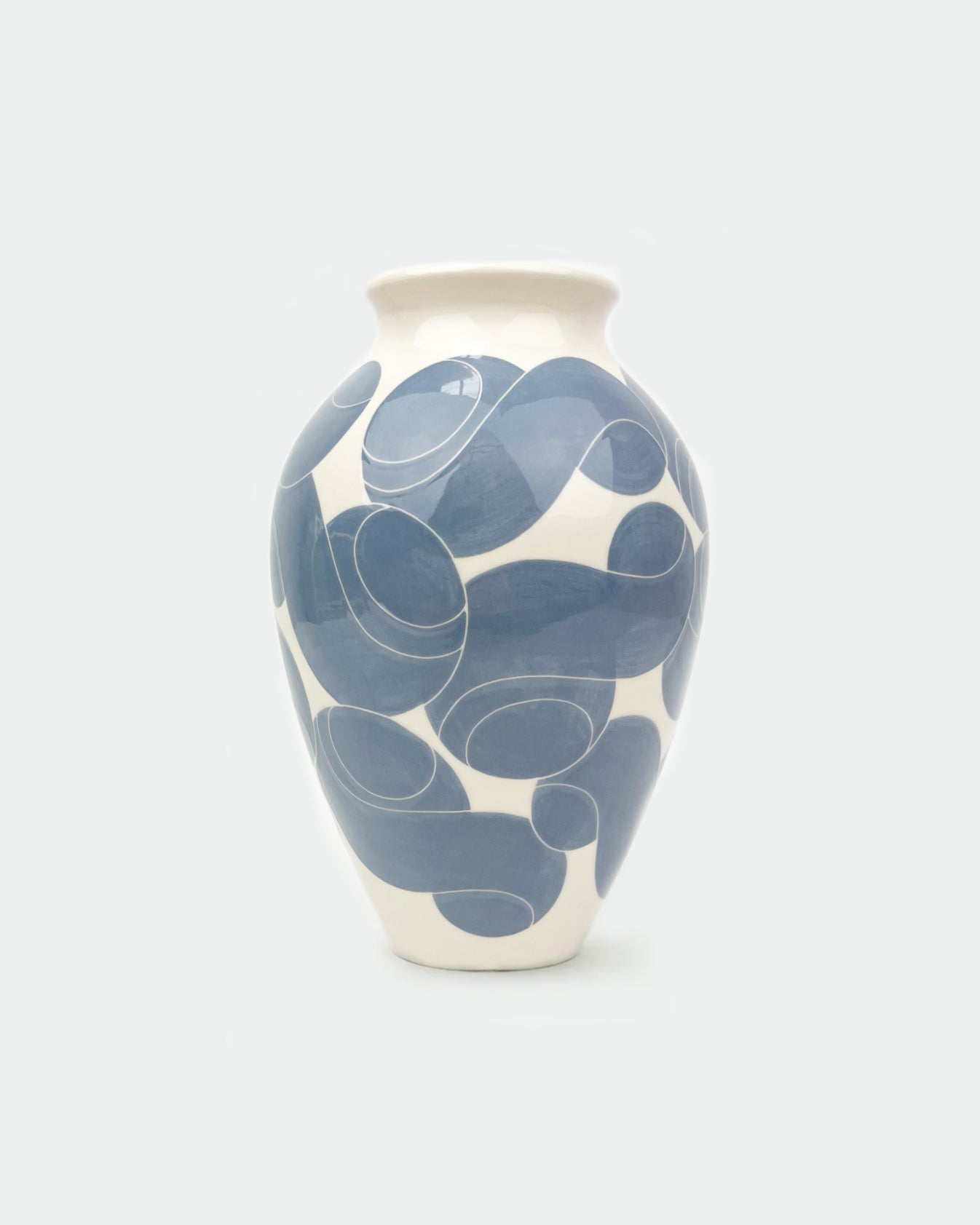 The Type Vase - Elephant Grey