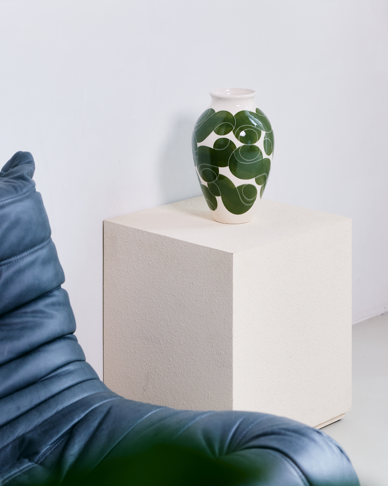 Type Vase Avocado Green