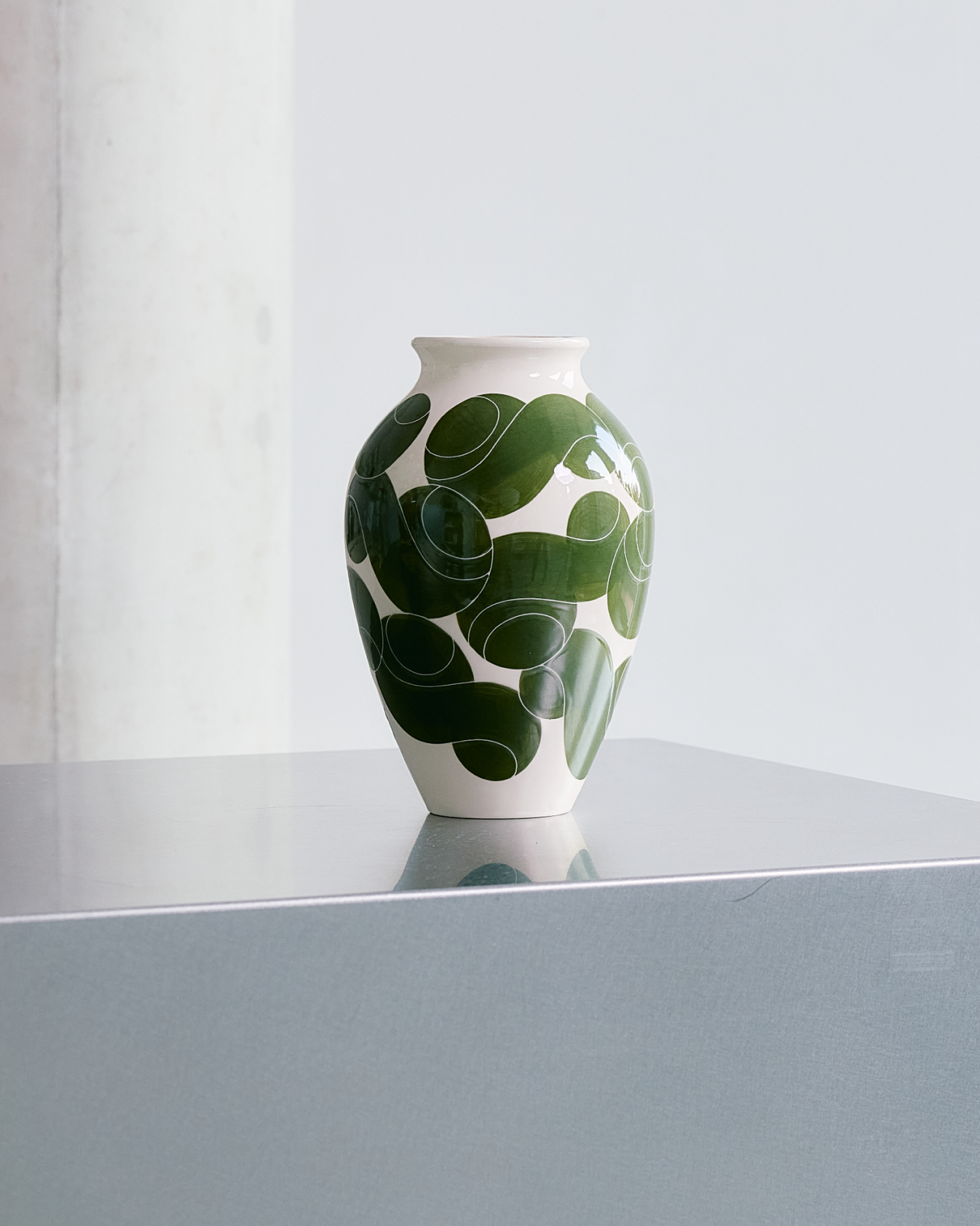 Type Vase Avocado Green