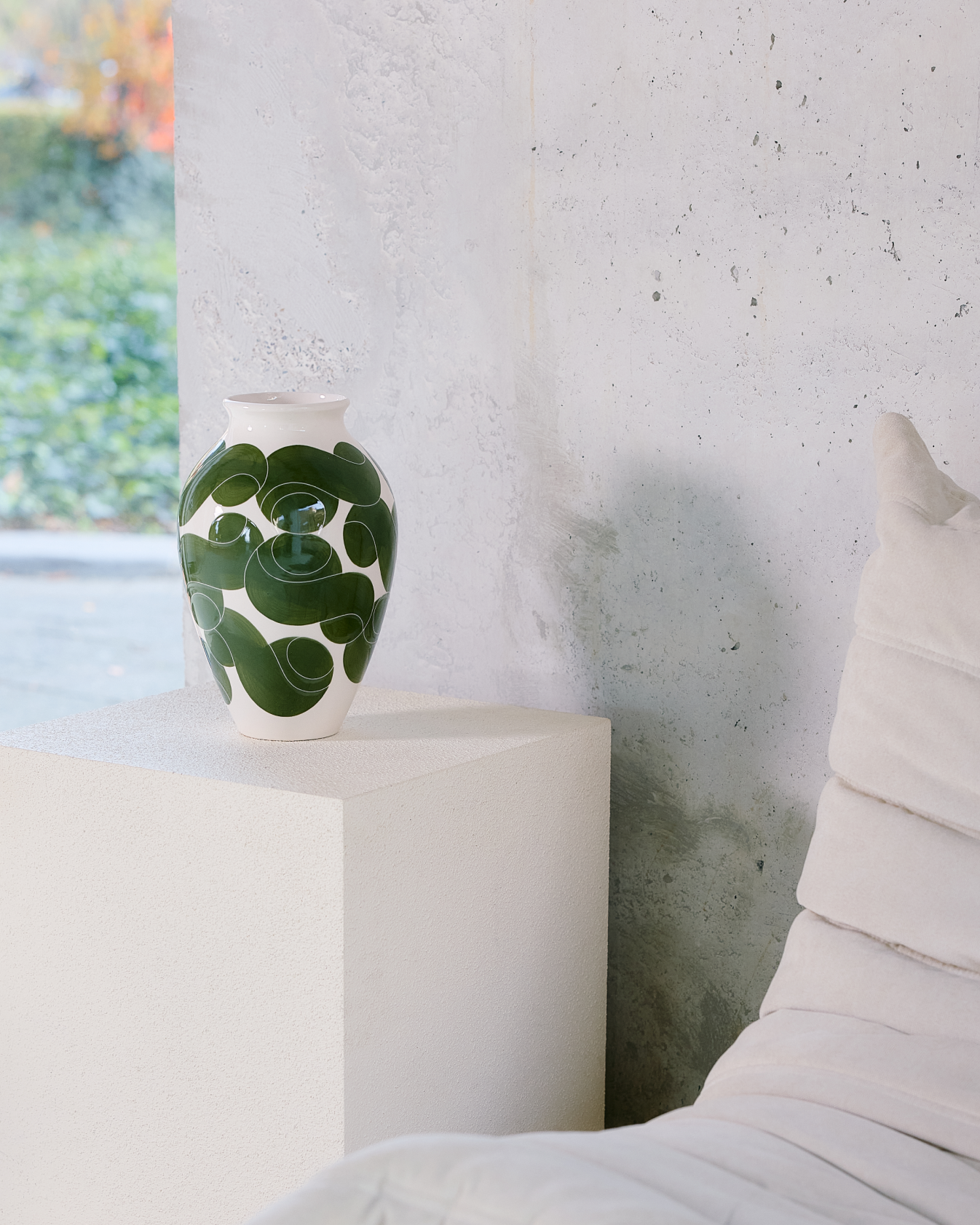 Type Vase Avocado Green