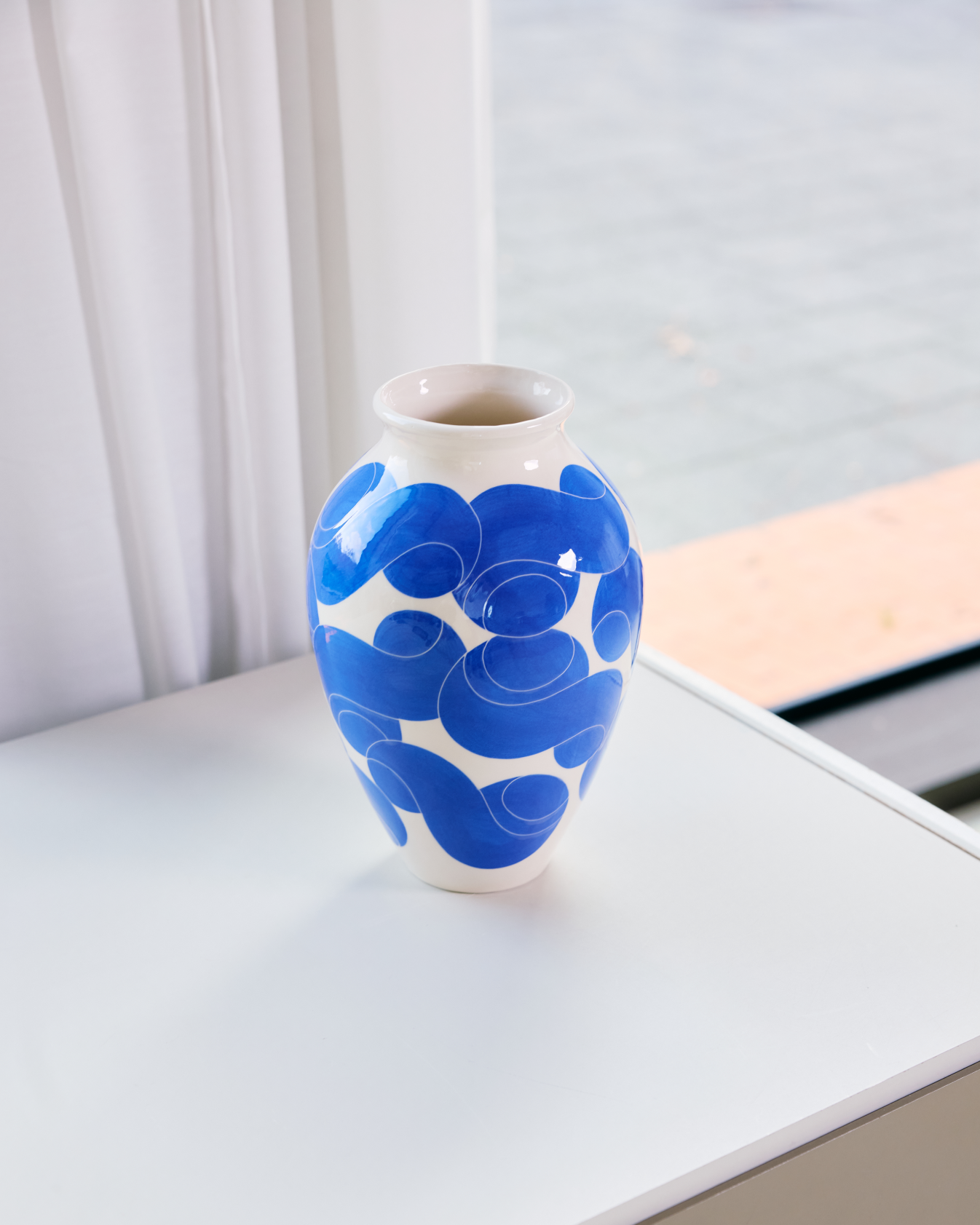 Type Vase Cobalt Blue