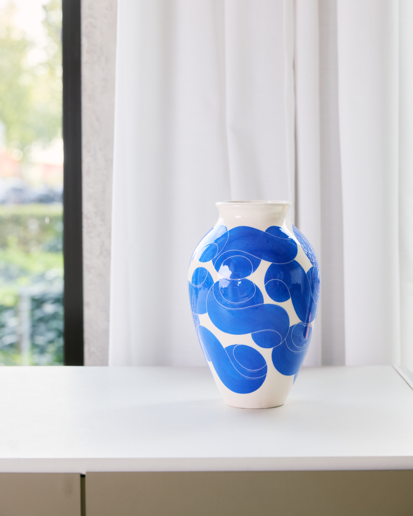 Type Vase Cobalt Blue