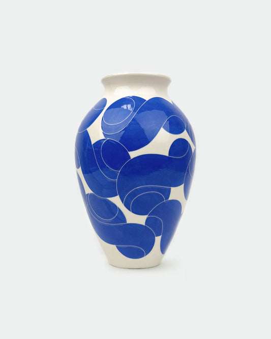 The Type Vase - Medium Blue