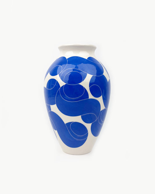 The Type Vase - Medium Blue