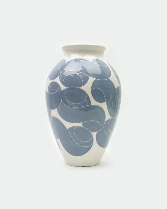 The Type Vase - Elephant Grey