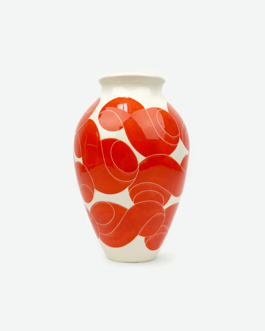 The Type Vase - Flame Orange
